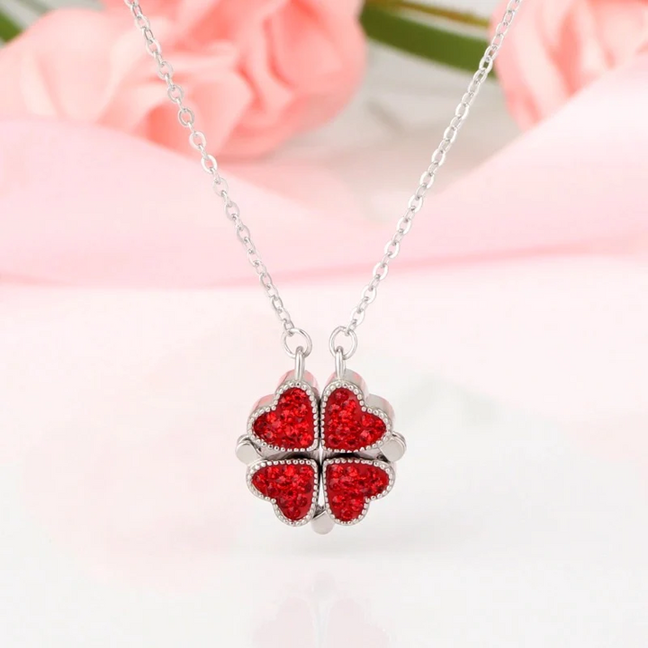 Cloverelle Sparkling Clover Pendant Necklace - Elena Harper