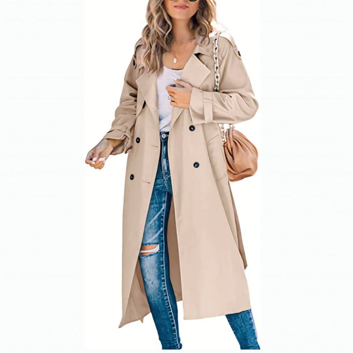 Estelle Women’s Elegant Trench Coat - Elena Harper