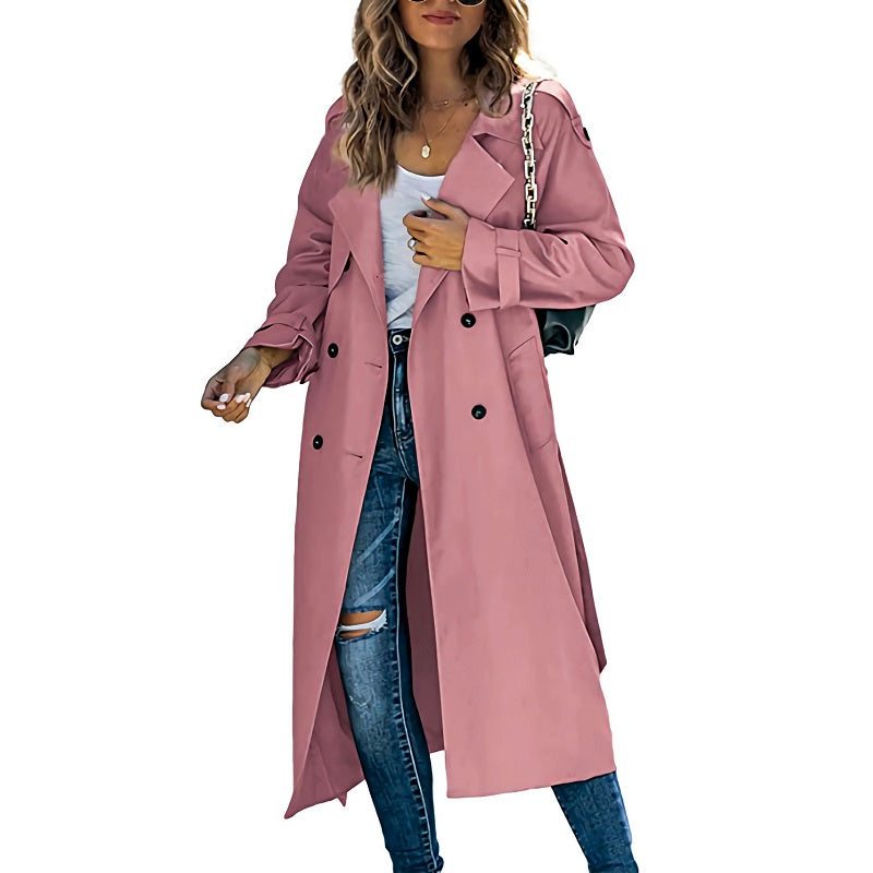 Estelle Women’s Elegant Trench Coat - Elena Harper