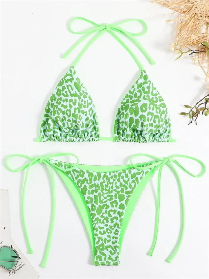 SoSoof - Brazilian bikini with leopard print