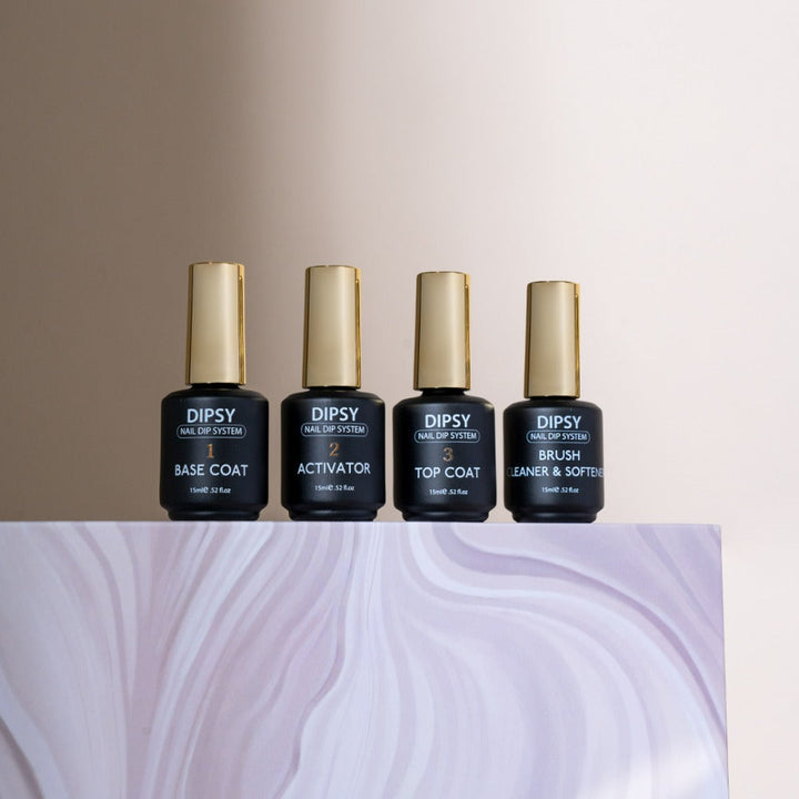 Liquid Set for Dip Powder Nails – 4-Piece Care Set
