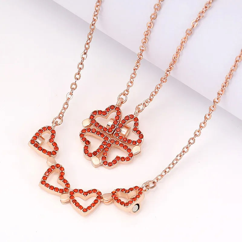 Cloverelle Sparkling Clover Pendant Necklace - Elena Harper
