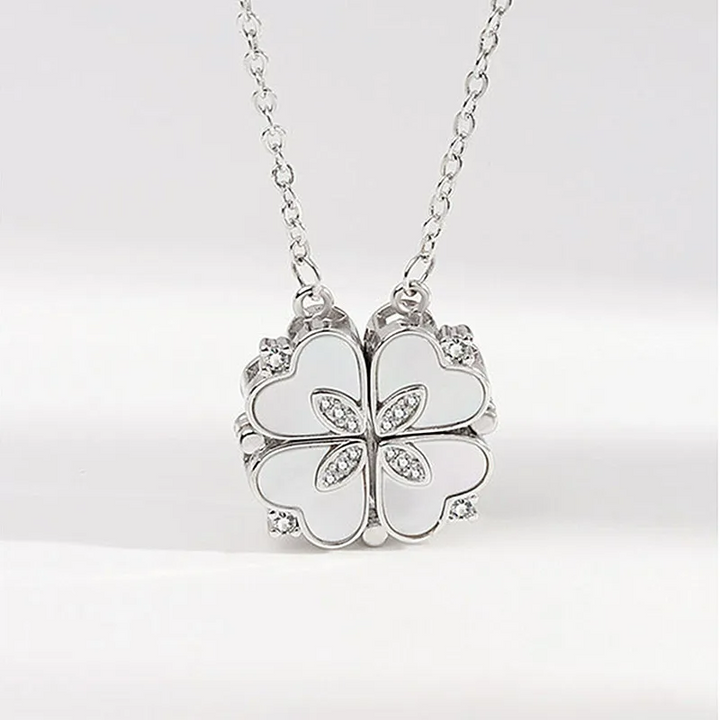 Cloverelle Sparkling Clover Pendant Necklace - Elena Harper