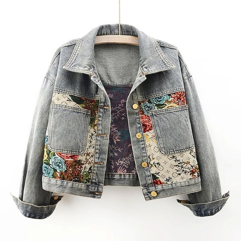 Totem - Floral Denim Jacket
