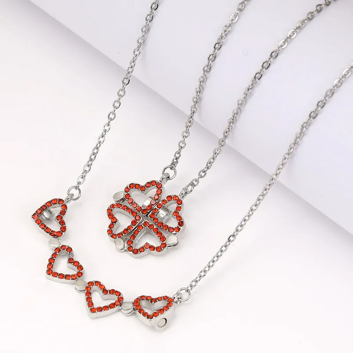 Cloverelle Sparkling Clover Pendant Necklace - Elena Harper