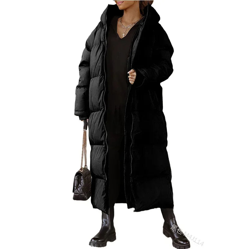 Aurélie - Elegant Long Oversized Down Jacket