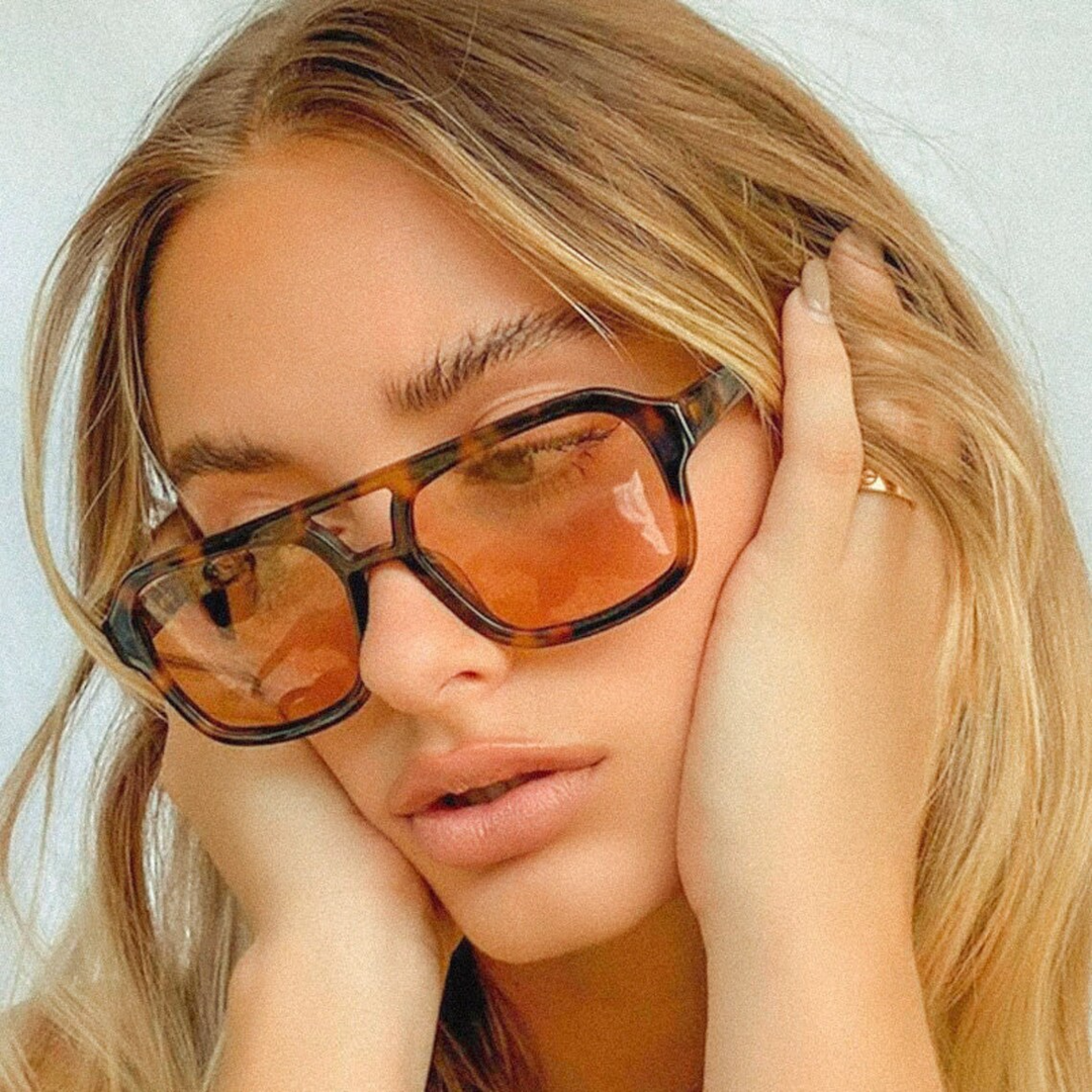 Women's Square Candy Beach Sunglasses