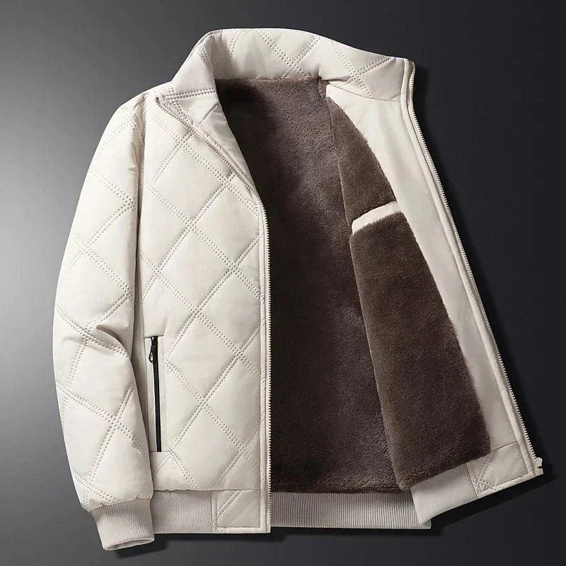 Drevmund Men's Winter Jacket Quilted Fleece - Elena Harper