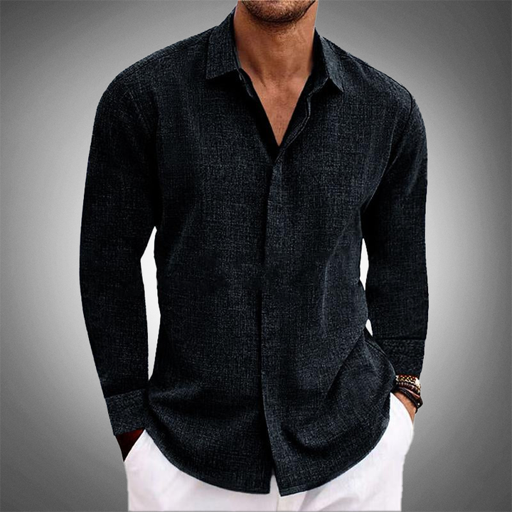 Glynn Casual Long Sleeve Shirt, view 2 - Elena Harper