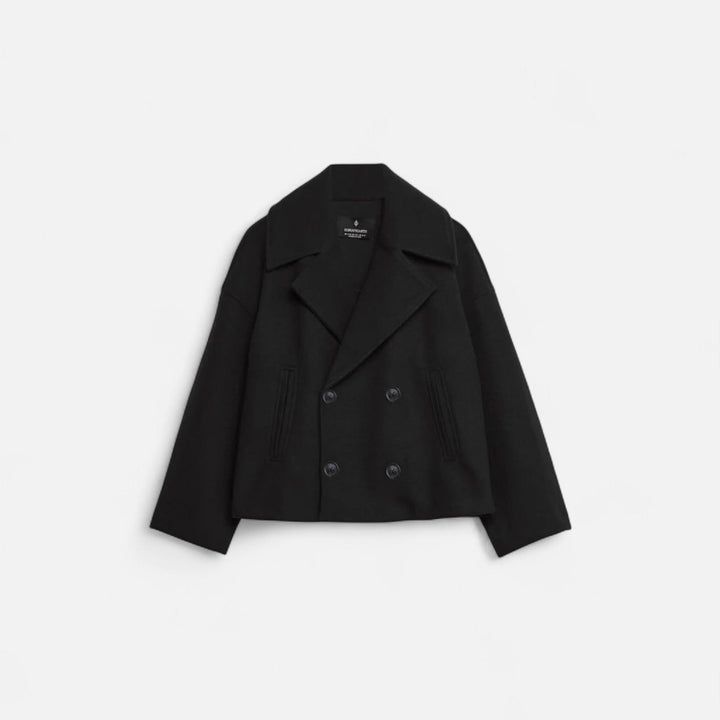 Wool Blazer with Double Closure for Women