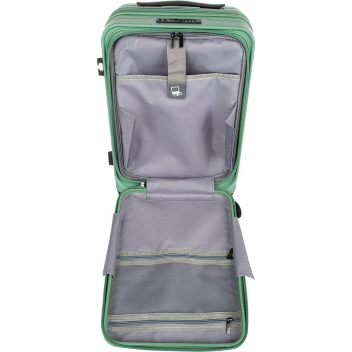 Travel 2-Piece Hardshell Luggage Set with Laptop Compartment, view 10 - Elena Harper