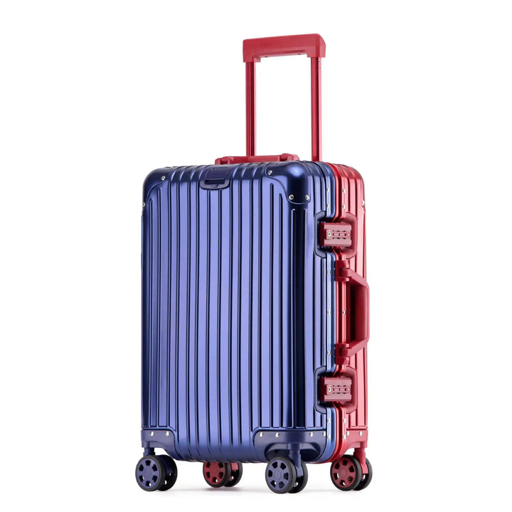Unisex Aluminum-Magnesium Hard Shell Travel Suitcase, view 4 - Elena Harper
