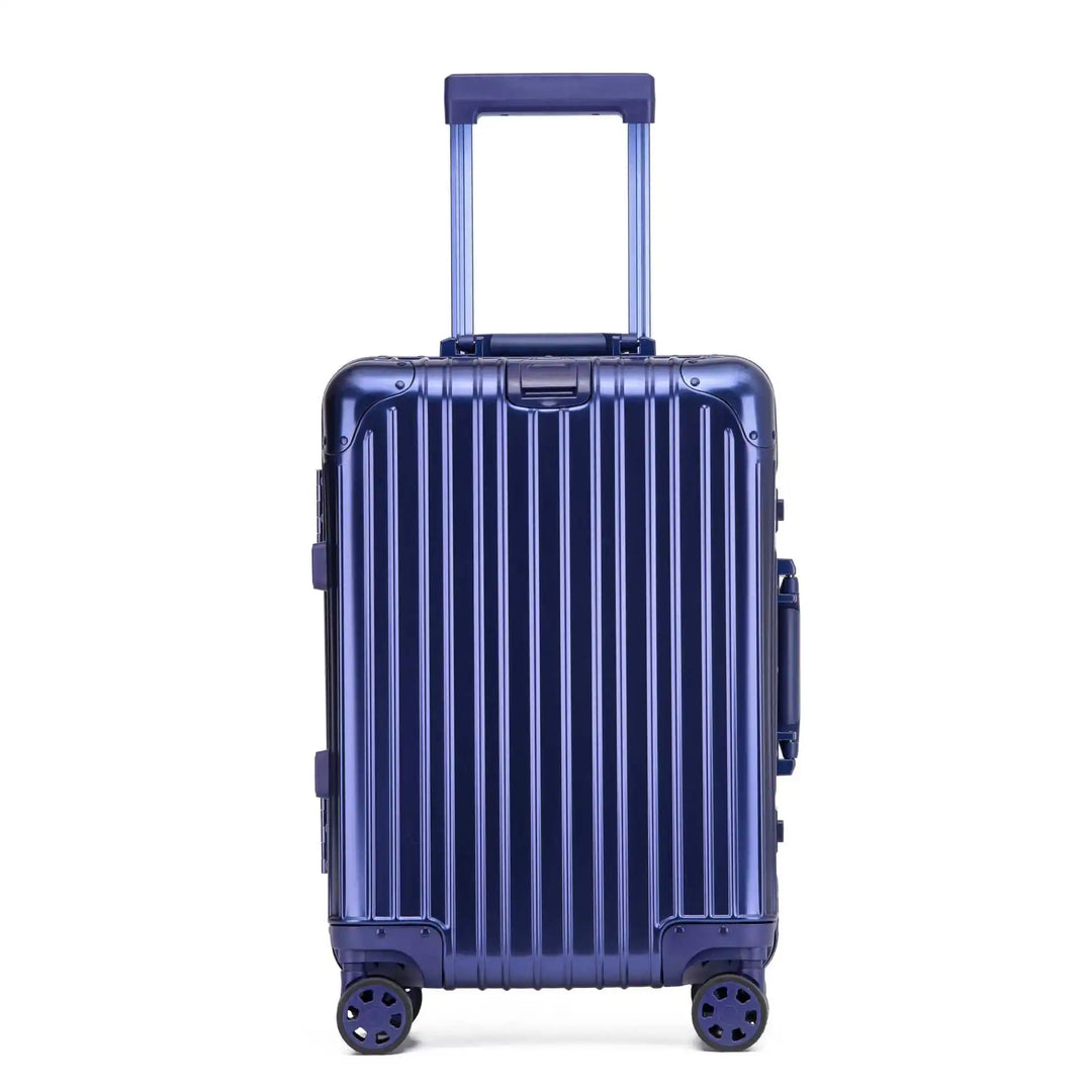 Unisex Aluminum-Magnesium Hard Shell Travel Suitcase, view 8 - Elena Harper