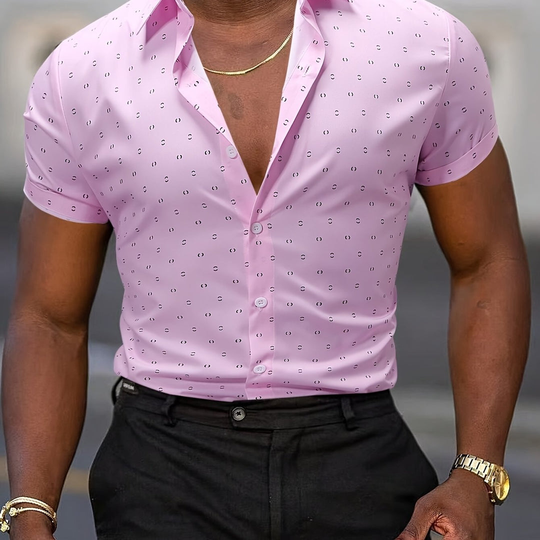 Tropical Print Shirt for Men - Elena Harper