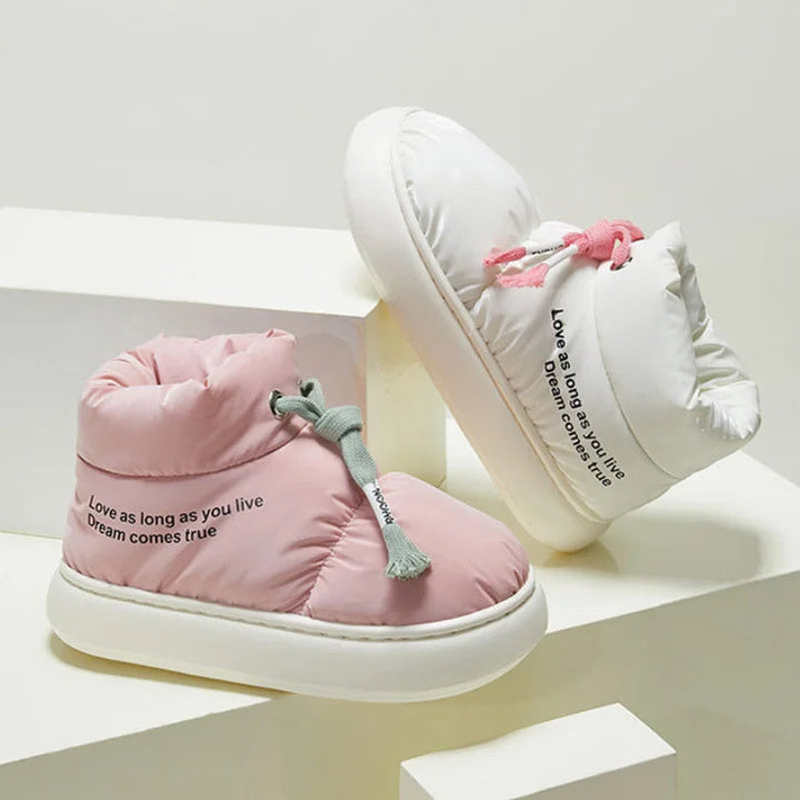 Waterproof Lace-Up Ankle Boots - Elodie
