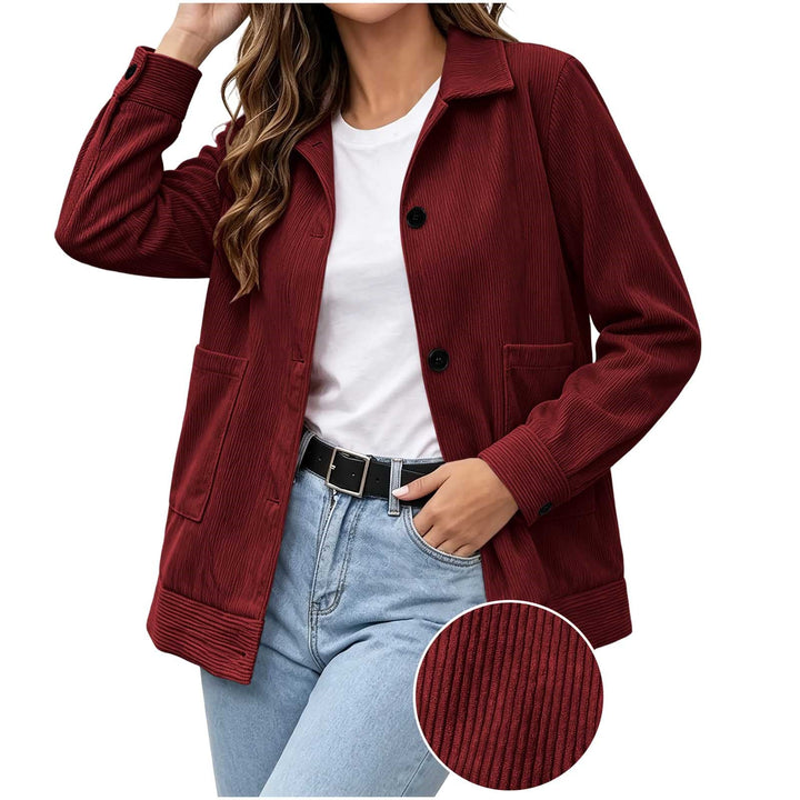 Women's Casual Blazer with Lapels - Simple and Polished