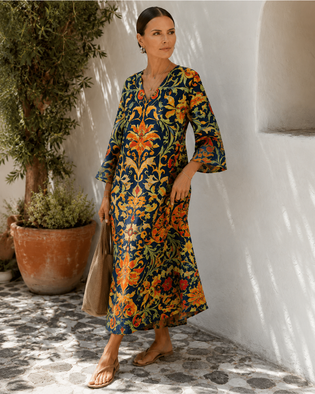 Eloise™ | Relaxed Flowing Midi Dress