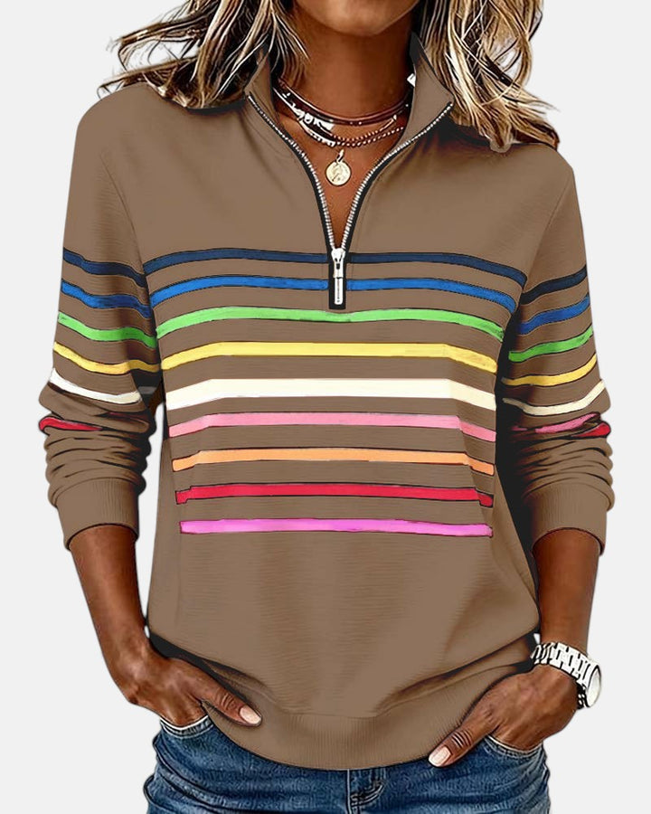 Vera™  |  Comfortable Striped Jumper