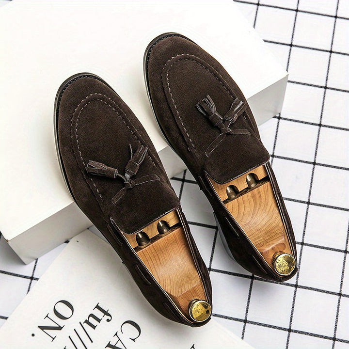 Men's Tassel Loafers Slip-On Dress Shoes