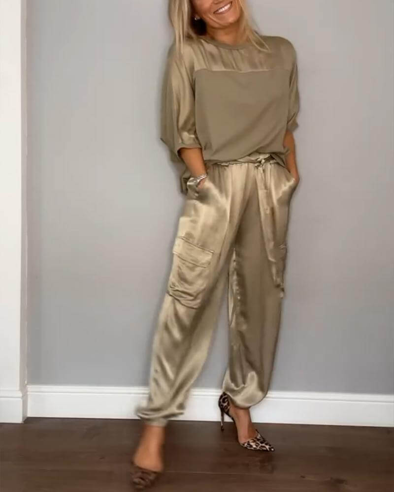 Women's Soft Two-Piece Loungewear Set