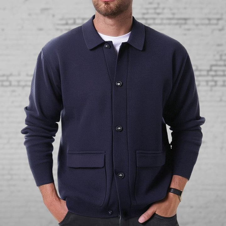 Casual Button-Up Cardigan for Men – Comfortable and Stylish Knitwear