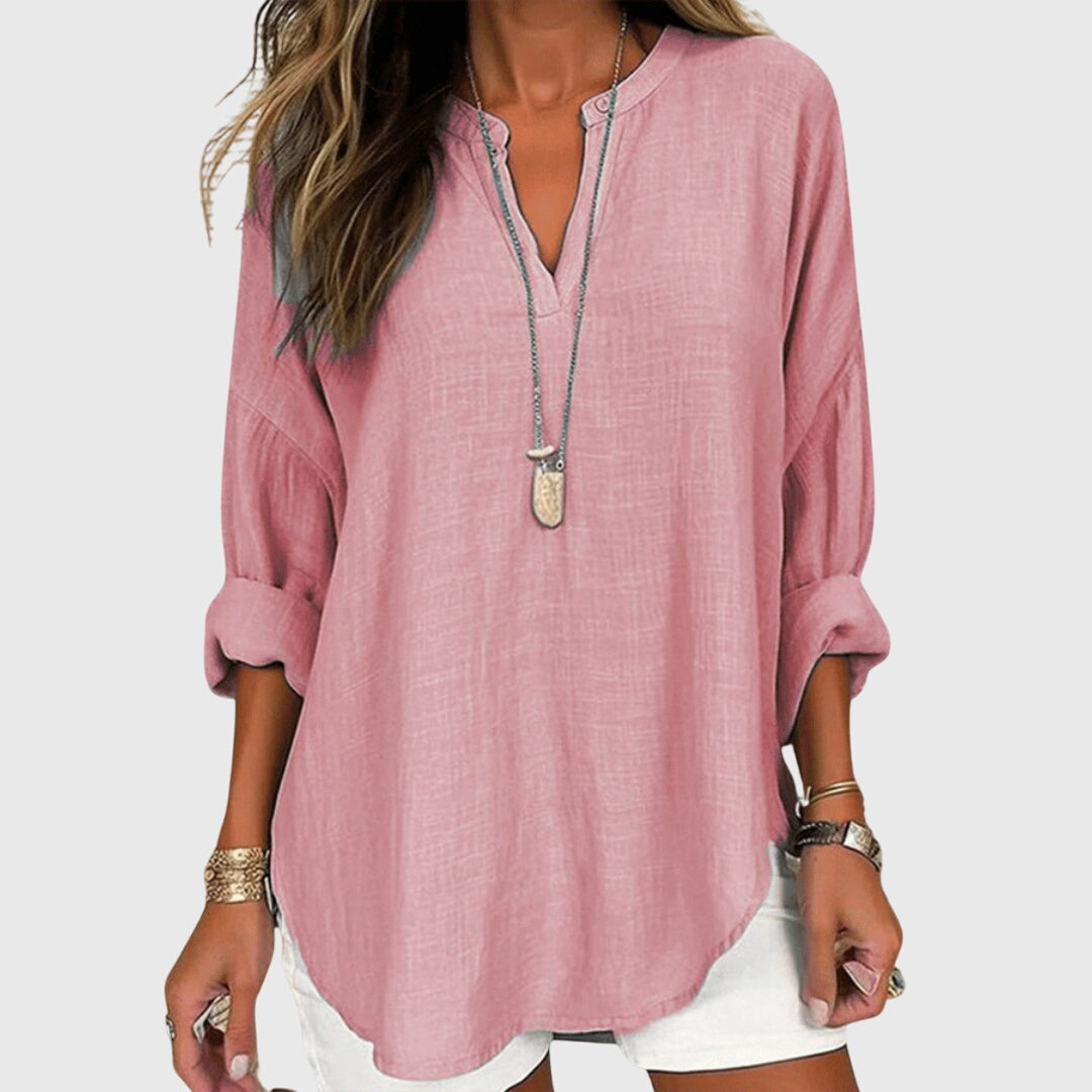 Lenara™  |  Flowing Elegant Beach Shirt