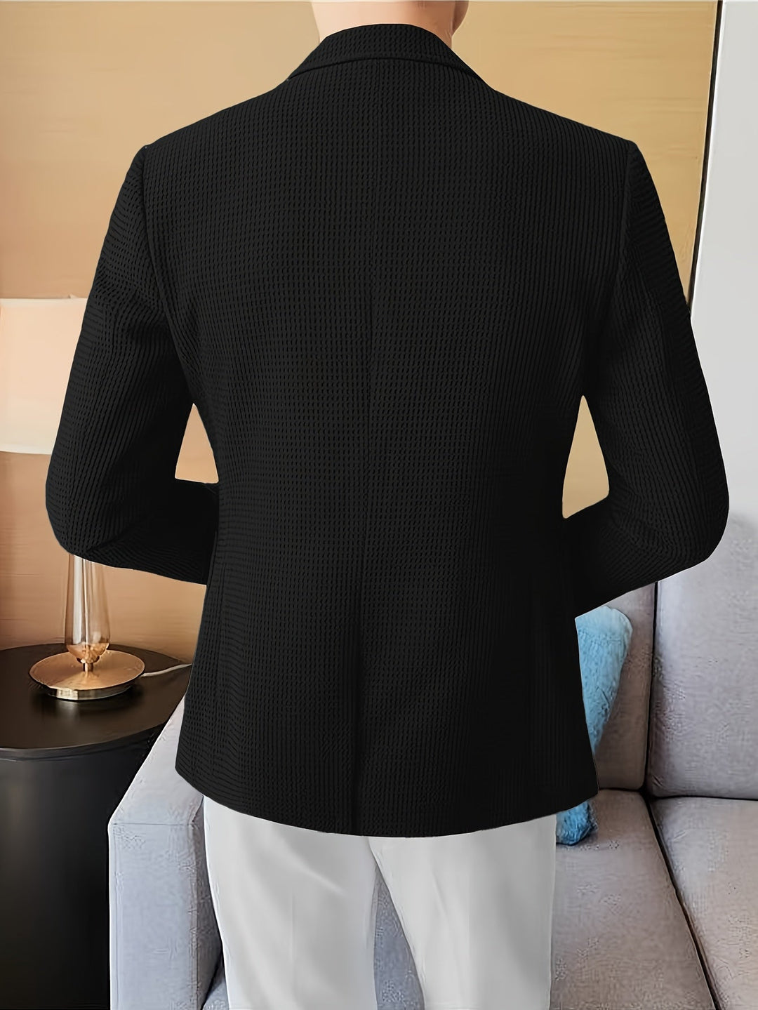 LAURENT MONACO | TEXTURED KNIT JACKET FOR MEN