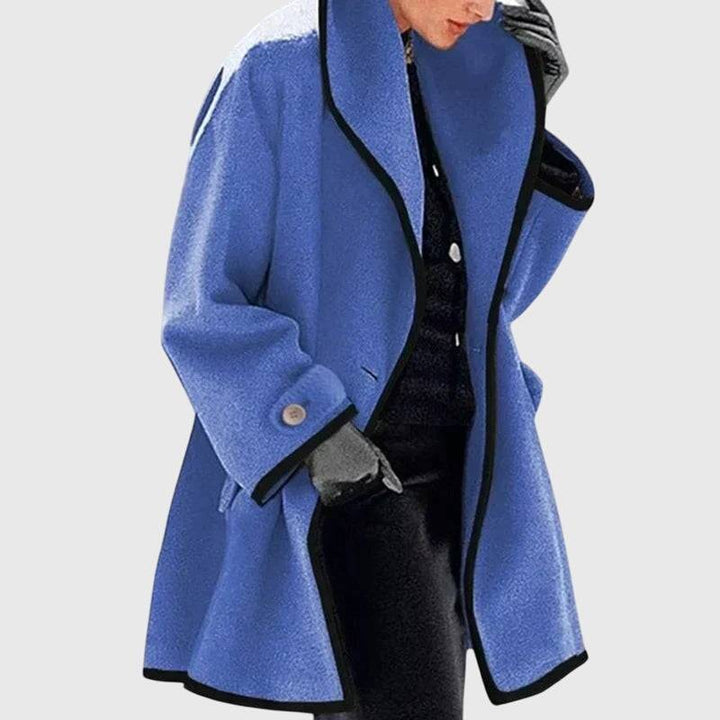 Maria™ elegant trendy jacket by Emma & Rose Cape Town in soft, luxurious fabrics, shown in a stylish design.