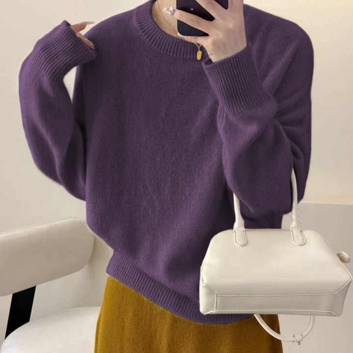 Women's Luxurious Oversized Mohair Blend Jumper, view 10 - Elena Harper