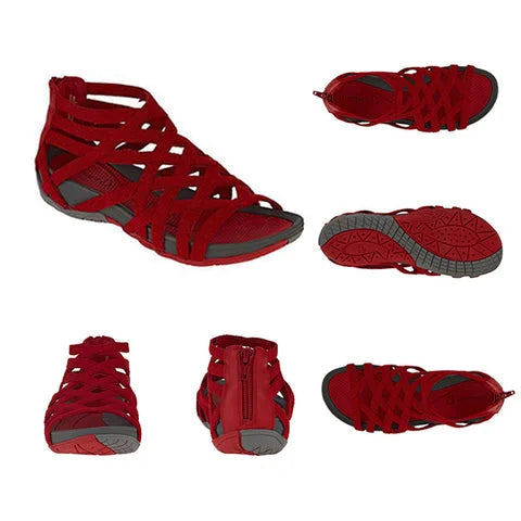 Alicia | Orthopaedic sandals with crossover straps and open design