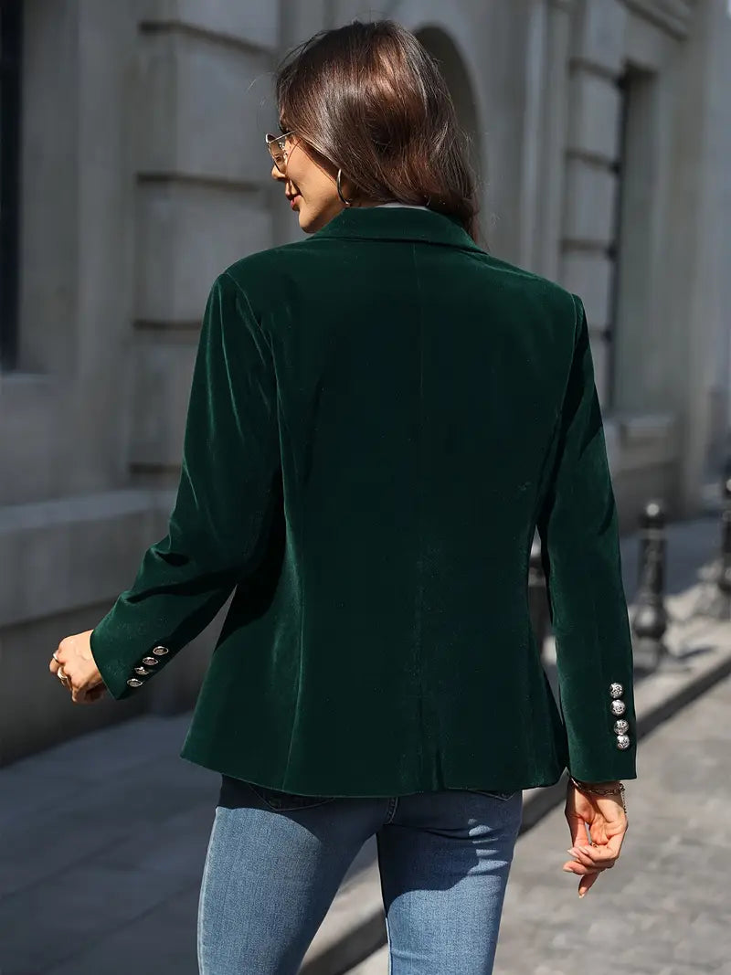 Sabina | Women's Classic Blazer with Single Button Closure