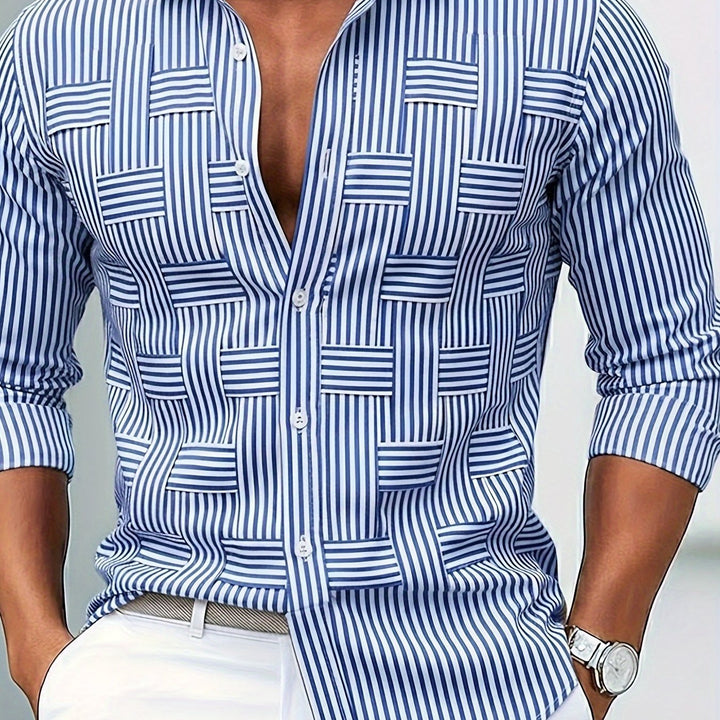 Emerson | Men's Vintage Striped Long Sleeve Shirt