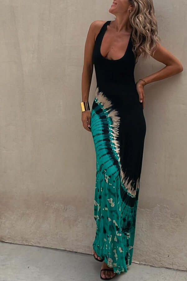 Women's Long Sleeve Summer Dress, view 2 - Elena Harper