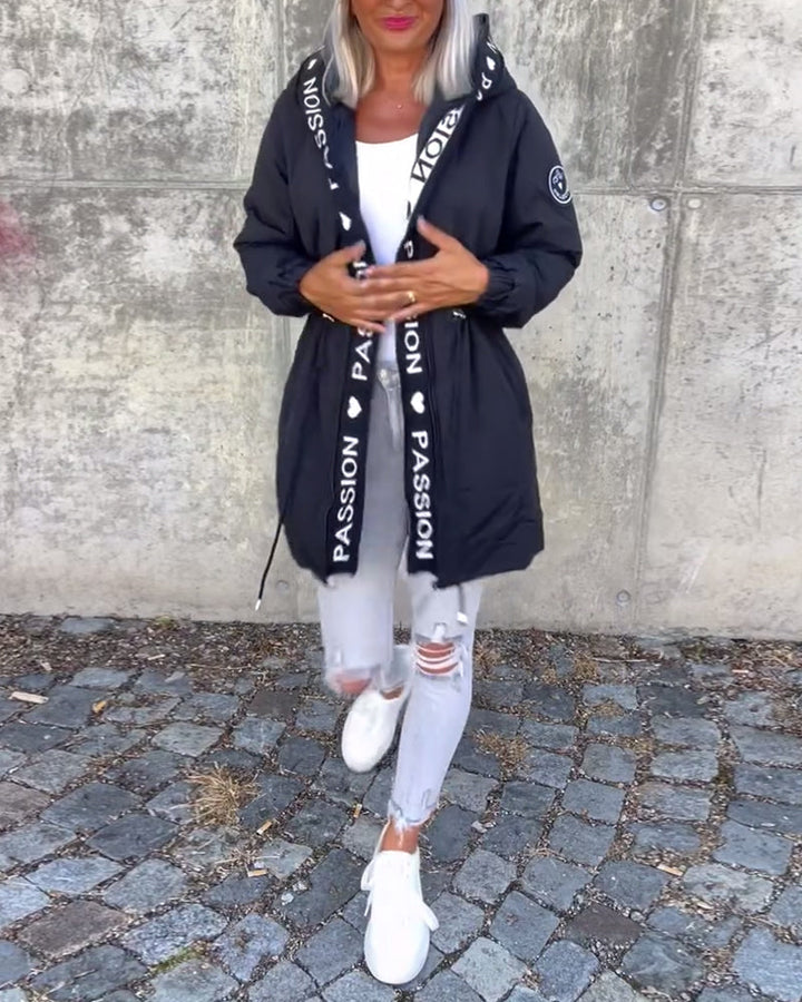 Alexa™ - Casual Coat with Hood