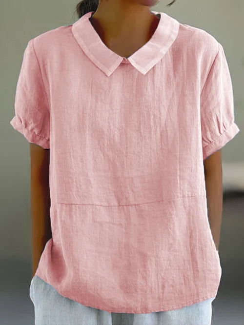 Amalie ™ - Relaxed Fit Blouse with Collar