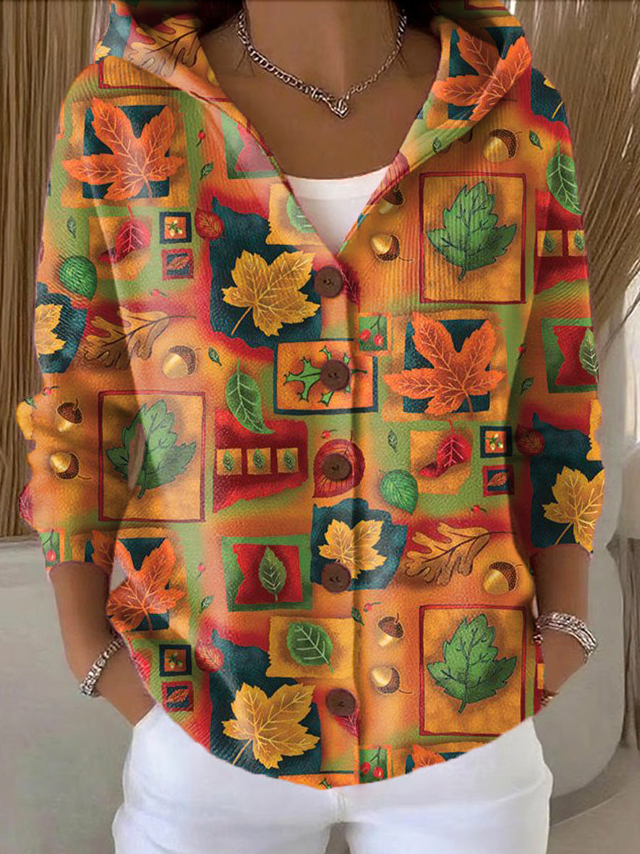 Marianne | Autumn Leaves Cardigan