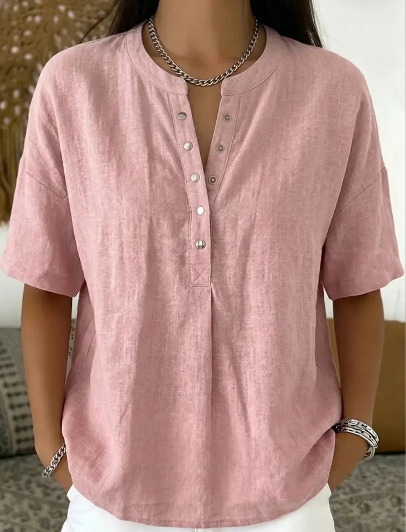 Mies™ | Airy Linen Summer Blouse