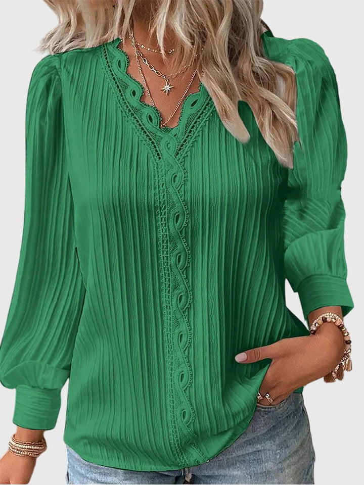Andrea™  |  Elegant Pullover Blouse