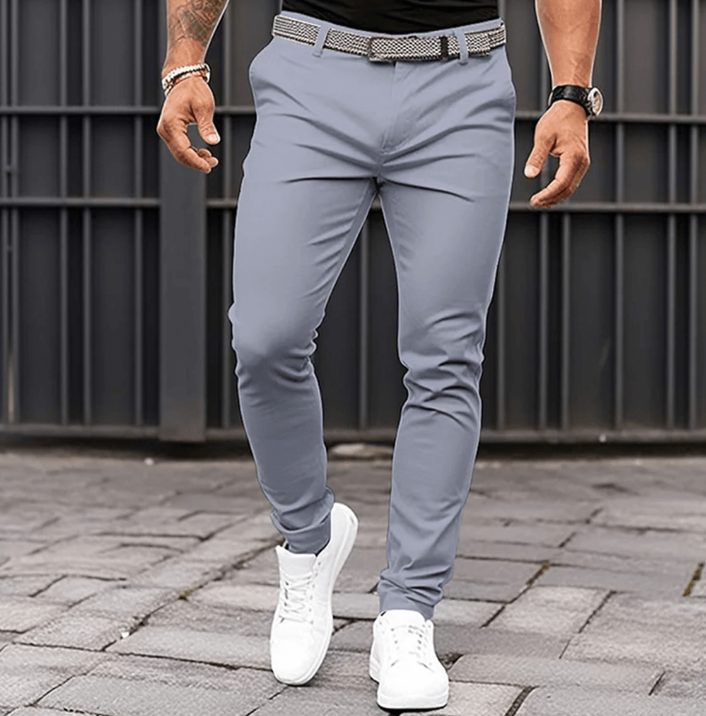 Men's Stretch Fit Athleisure Pants Comfortable & Versatile, view 2 - Elena Harper