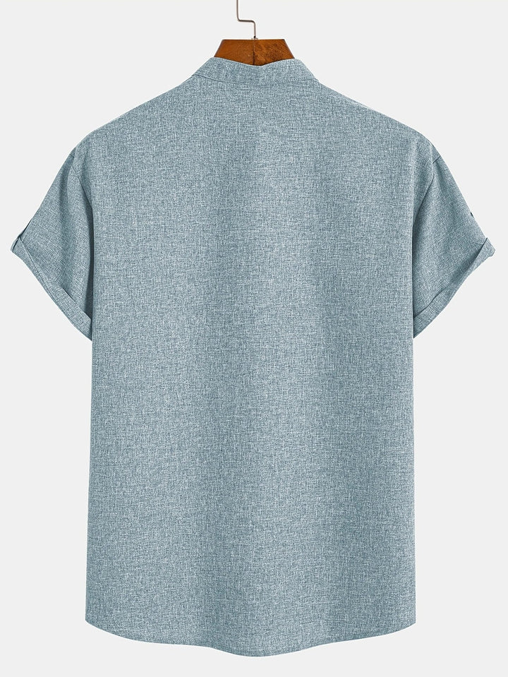LAURENT MONACO | MEN'S HIGH COLLAR SHIRT