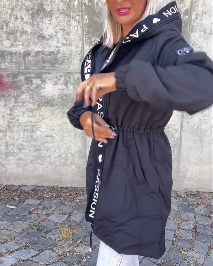 Alexa™ - Casual Coat with Hood