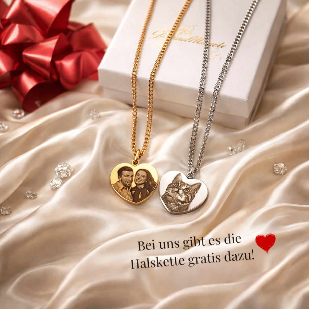 "Faithful Companion" Necklace with Image Engraving