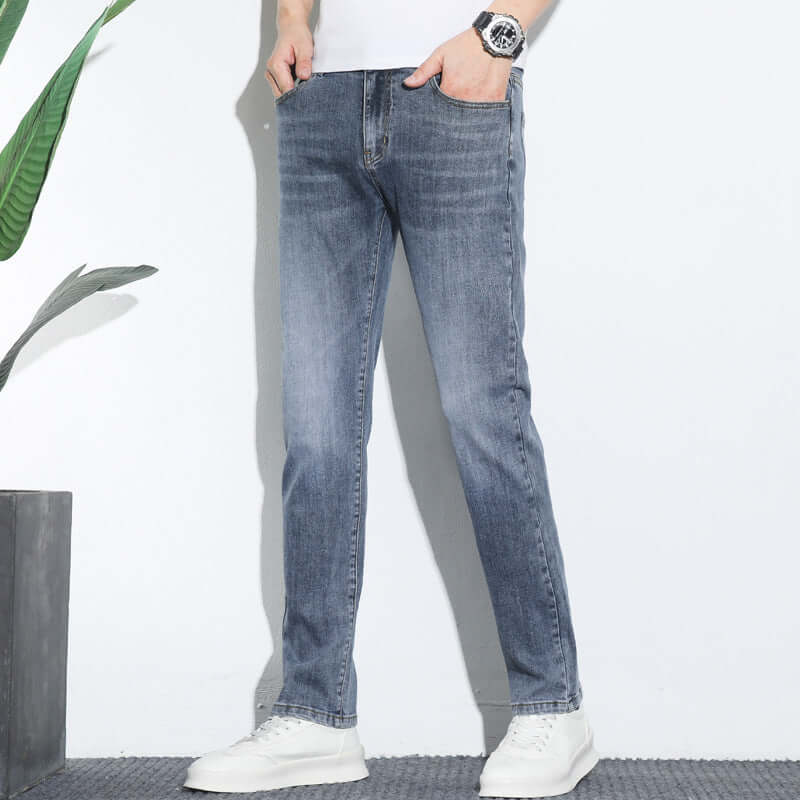 Men's Straight Leg Jeans, view 5 - Elena Harper