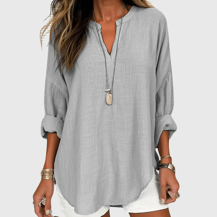 Lenara™  |  Flowing Elegant Beach Shirt