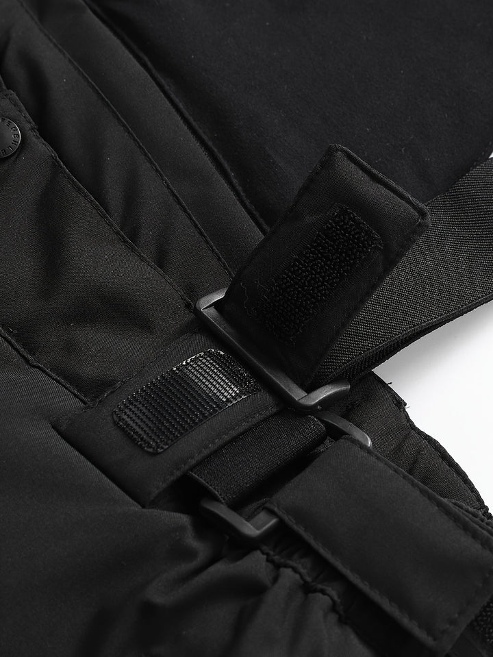 Ski Pants 25’ Windproof Bib Pants Thick Lining AlpineGlide TP Essential, view 8 - Elena Harper