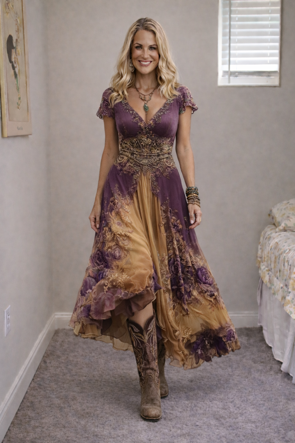 Jullia™ | Stylish vintage-inspired boho dress