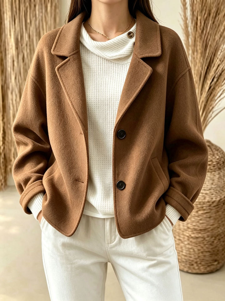 Women's Slim Two-Button Suit - Minimalist and Chic