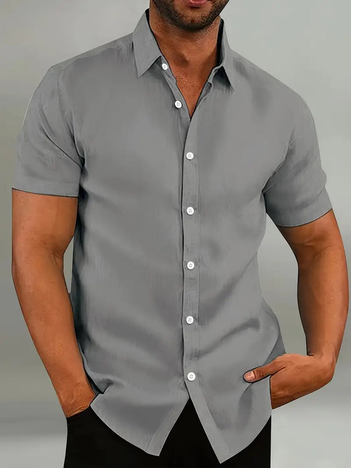 Laurent Monaco Men'S Summer Button-Up Shirt, view 6 - Elena Harper