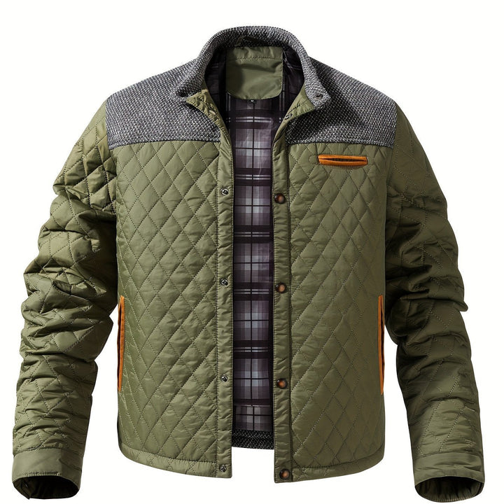 Vincent - Elegant Padded Down Jacket with High Collar