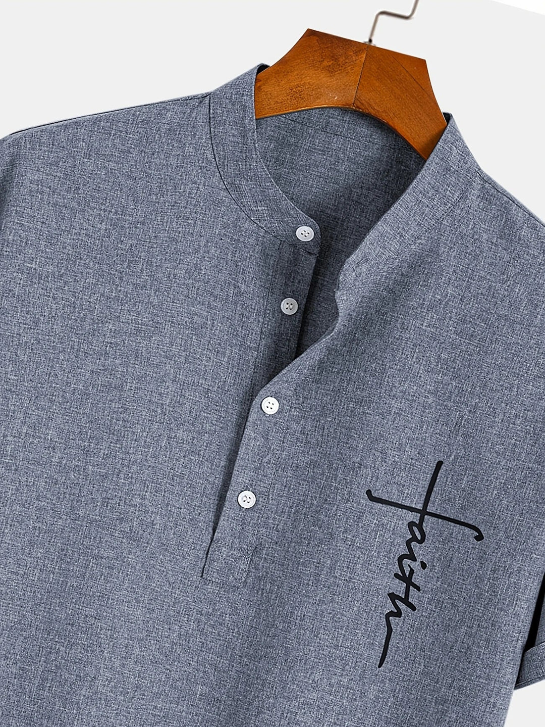 LAURENT MONACO | MEN'S HIGH COLLAR SHIRT